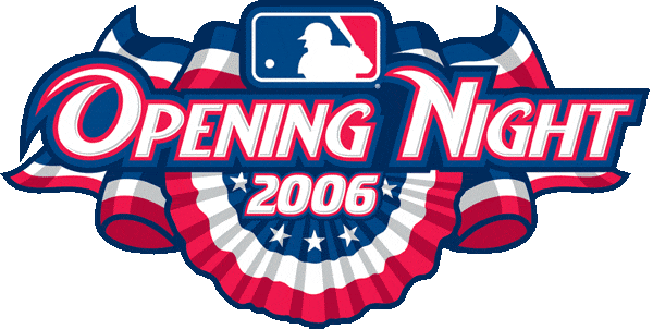 MLB Opening Day 2006 Special Event Logo v2 iron on heat transfer